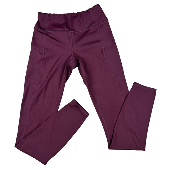 Athleta Pants - Athleta women’s plum purple ankle length athletic leggings ST